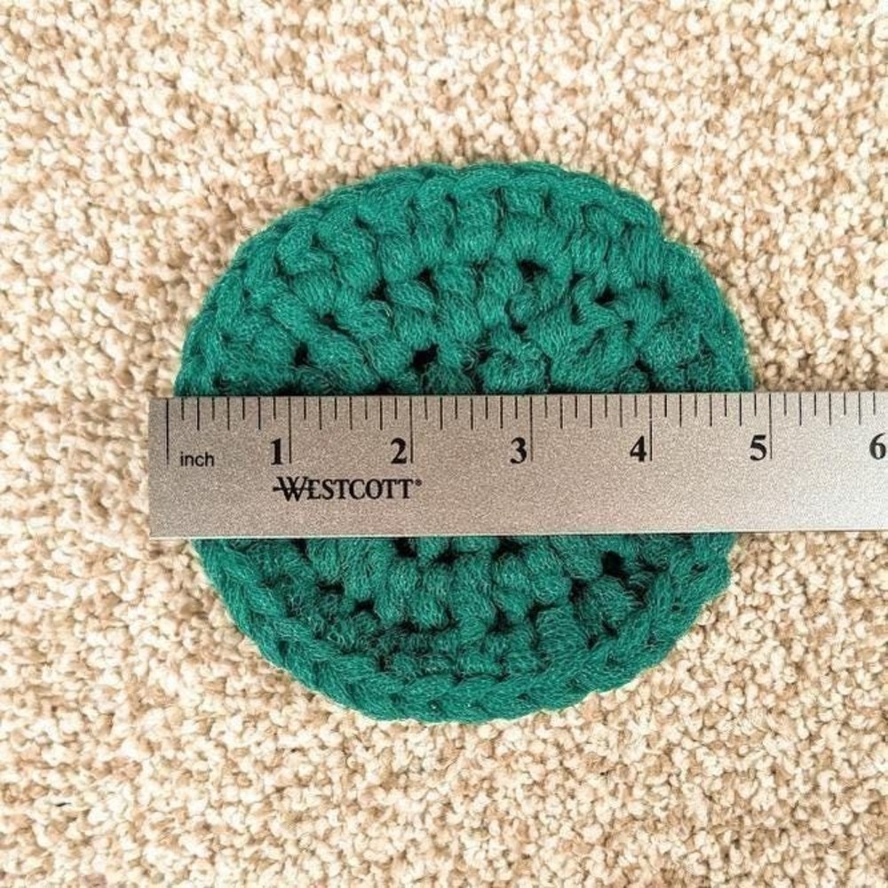 Green Nylon Pot‎ Scrubber Scourer cleaning kitchen bathroom garage - Picture 3 of 3